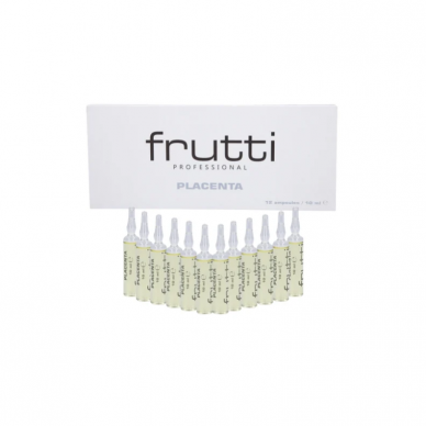 FRUTTI professional strengthening ampoules for hair with placenta