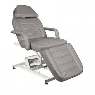 Professional electric cosmetology chair-bed AZZURRO 673A, gray (1 motor)