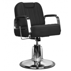Профессиональное барберское кресло для парикмахерских и салонов красоты GABBIANO RUFO BLACK