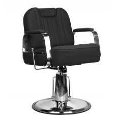 Профессиональное барберское кресло для парикмахерских и салонов красоты GABBIANO RUFO BLACK