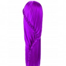 Professional head for training IZA PURPLE 60cm, thermal hair