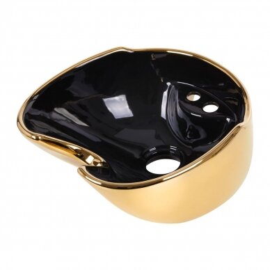 GABBIANO spare sink black/gold color 1