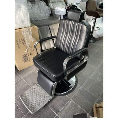 Professional barbers and beauty salons haircut chair GABBIANO PATRIZIO, black color 10