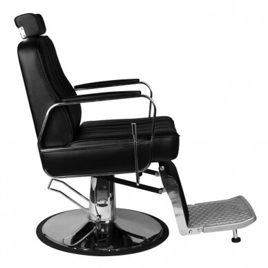 Professional barbers and beauty salons haircut chair GABBIANO PATRIZIO, black color 4