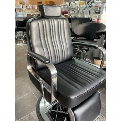 Professional barbers and beauty salons haircut chair GABBIANO PATRIZIO, black color 8