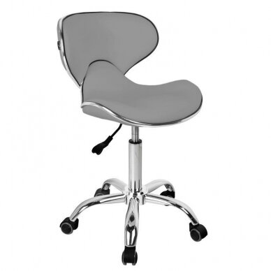 Professional master chair with castors GABBIANO Q-4599, grey color