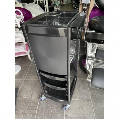 Professional GABBIANO hairdresser's trolley, black FX10C 9