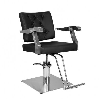 Professional barber chair GABBIANO LION, black