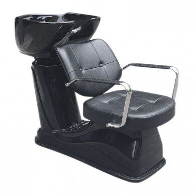 Professional hairdressing sink GABBIANO VIGO, black color