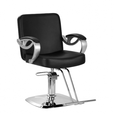 Professional hairdressing chair HAIR SYSTEM ZA31, black color