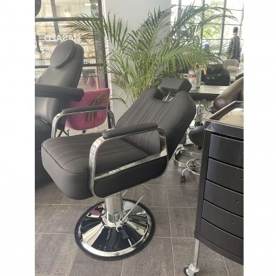 Professional barbers and beauty salons haircut chair  GABBIANO RUFO BLACK 14