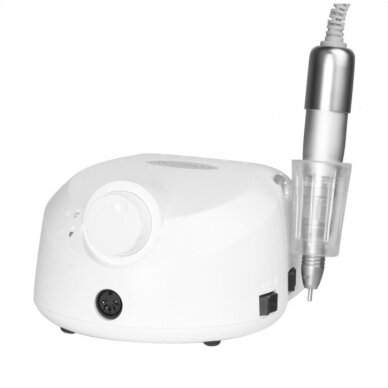 Professional powerful electric nail drill MARATHON ESCORT II PRO, white color 2