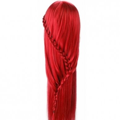 Training head IZA RED 60cm, thermal hair 2