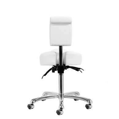 GIOVANNI CLASSIC 1005 professional podiatry chair for beauticians and beauty salons, white color 2