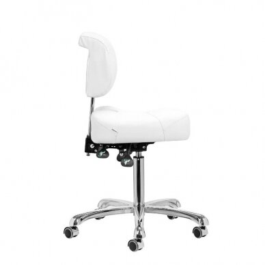 GIOVANNI CLASSIC 1005 professional podiatry chair for beauticians and beauty salons, white color 3