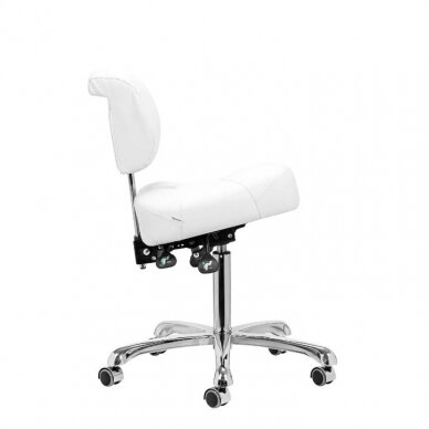 GIOVANNI CLASSIC 1005 professional podiatry chair for beauticians and beauty salons, white color 4