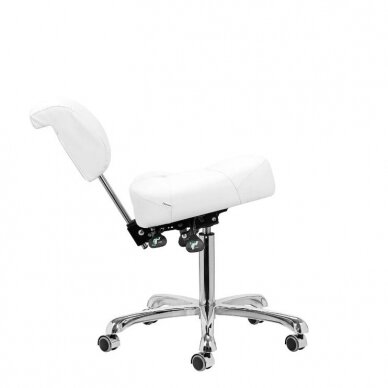 GIOVANNI CLASSIC 1005 professional podiatry chair for beauticians and beauty salons, white color 5