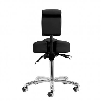 GIOVANNI CLASSIC 1005 professional podiatry chair for beauticians and beauty salons, black color 2