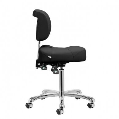 GIOVANNI CLASSIC 1005 professional podiatry chair for beauticians and beauty salons, black color 3