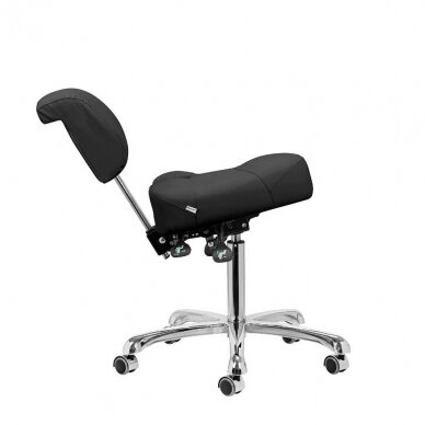 GIOVANNI CLASSIC 1005 professional podiatry chair for beauticians and beauty salons, black color 5