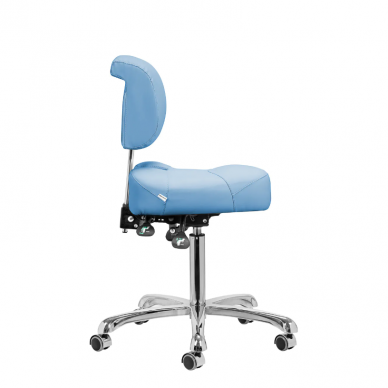 GIOVANNI CLASSIC 1005 professional podiatry chair for beauticians and beauty salons, blue color 1