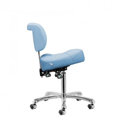 GIOVANNI CLASSIC 1005 professional podiatry chair for beauticians and beauty salons, blue color 2