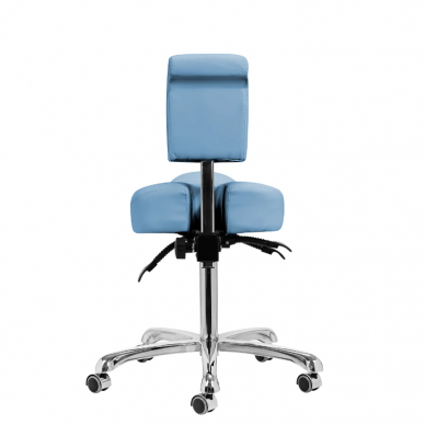 GIOVANNI CLASSIC 1005 professional podiatry chair for beauticians and beauty salons, blue color 4