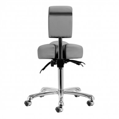 GIOVANNI CLASSIC 1005 professional podiatry chair for beauticians and beauty salons, gray color 2