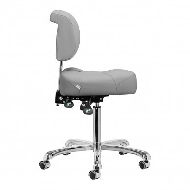 GIOVANNI CLASSIC 1005 professional podiatry chair for beauticians and beauty salons, gray color 3