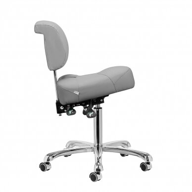 GIOVANNI CLASSIC 1005 professional podiatry chair for beauticians and beauty salons, gray color 4