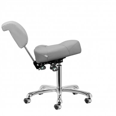 GIOVANNI CLASSIC 1005 professional podiatry chair for beauticians and beauty salons, gray color 5