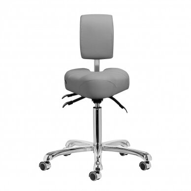 GIOVANNI CLASSIC 1005 professional podiatry chair for beauticians and beauty salons, gray color 1