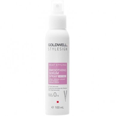 GOLDWELL Stylesign Heat Styling Smoothing Serum veiksmingas plaukų purškiklis su apsauga nuo karščio, 100 ml