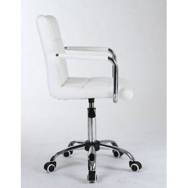 Craftsman chair with wheels HC1015KP, white 1