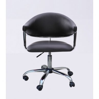 Beauty salon chair with wheels black HC8056K 2