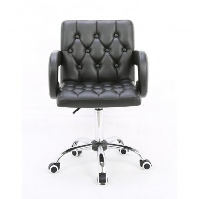 Beauty salon chair with wheels HR8404K, black 1