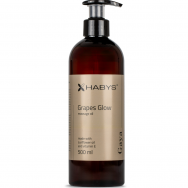 HABYS GAYA GRAPES GLOW massage oil with sunflower and almond oil, 500 ml