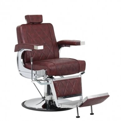 HAIR SYSTEM professional barber chair for hairdressers and beauty salons BM88066, bordo color