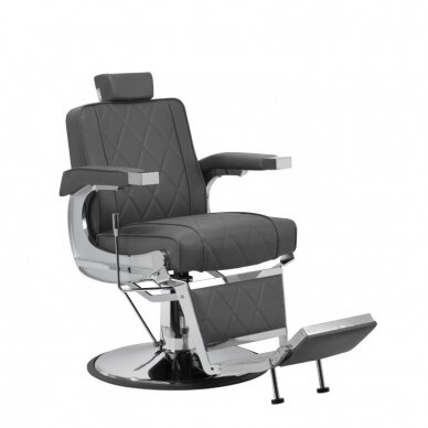 HAIR SYSTEM professional barber chair for hairdressers and beauty salons BM88066, gray color