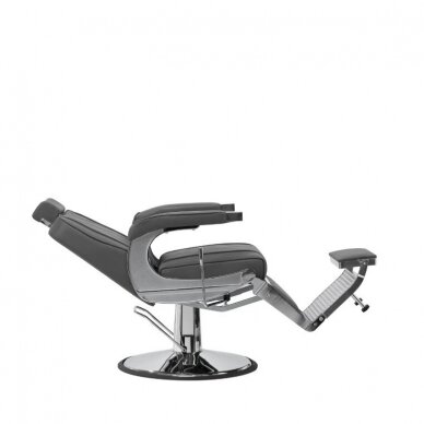 HAIR SYSTEM professional barber chair for hairdressers and beauty salons BM88066, gray color 2