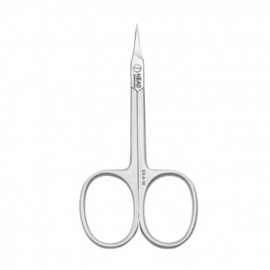 HEAD BEAUTY professional cuticle scissors X-LINE L-90 mm, blade 18 mm