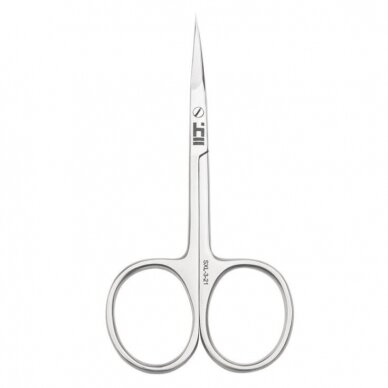 HEAD BEAUTY professional cuticle scissors X-LINE L-90 mm, blade 21 mm