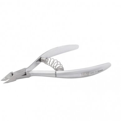 HEAD BEAUTY профессиональные кусачики для удаления кутикулы X-line 9 (spiral spring), L-115mm, blades 5 mm 2