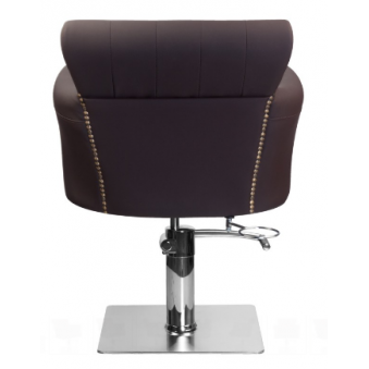 Professional hairdressing chair HAIR SYSTEM BER 8541, brown 4