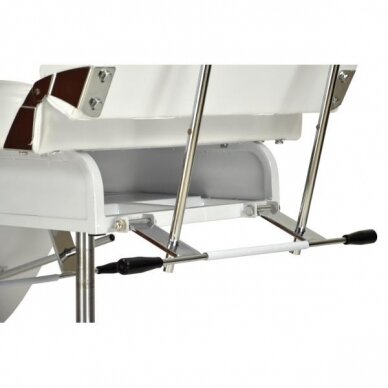 Professional cosmetology hydraulic bed/bed A 210C PEDI, white with adjustable seat angle 5