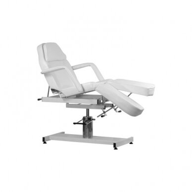 Professional cosmetology hydraulic bed/bed A 210C PEDI, white with adjustable seat angle 2