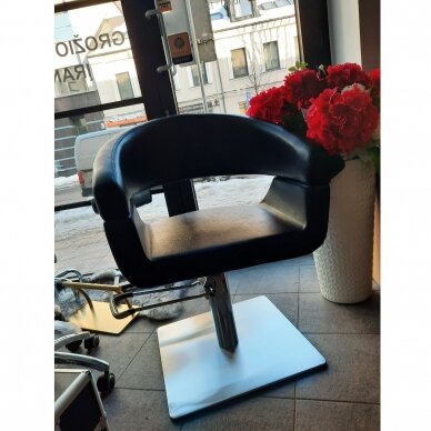 Professional barber chair GABBIANO 044, black color 7