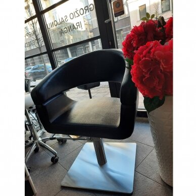 Professional barber chair GABBIANO 044, black color 4