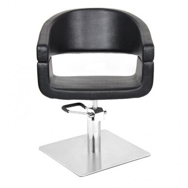 Professional barber chair GABBIANO 044, black color 2