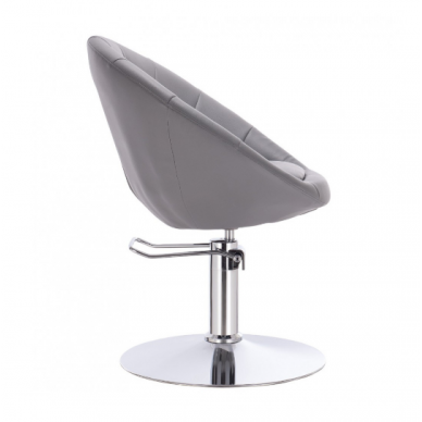 Professional hairdressing chair, gray color 1